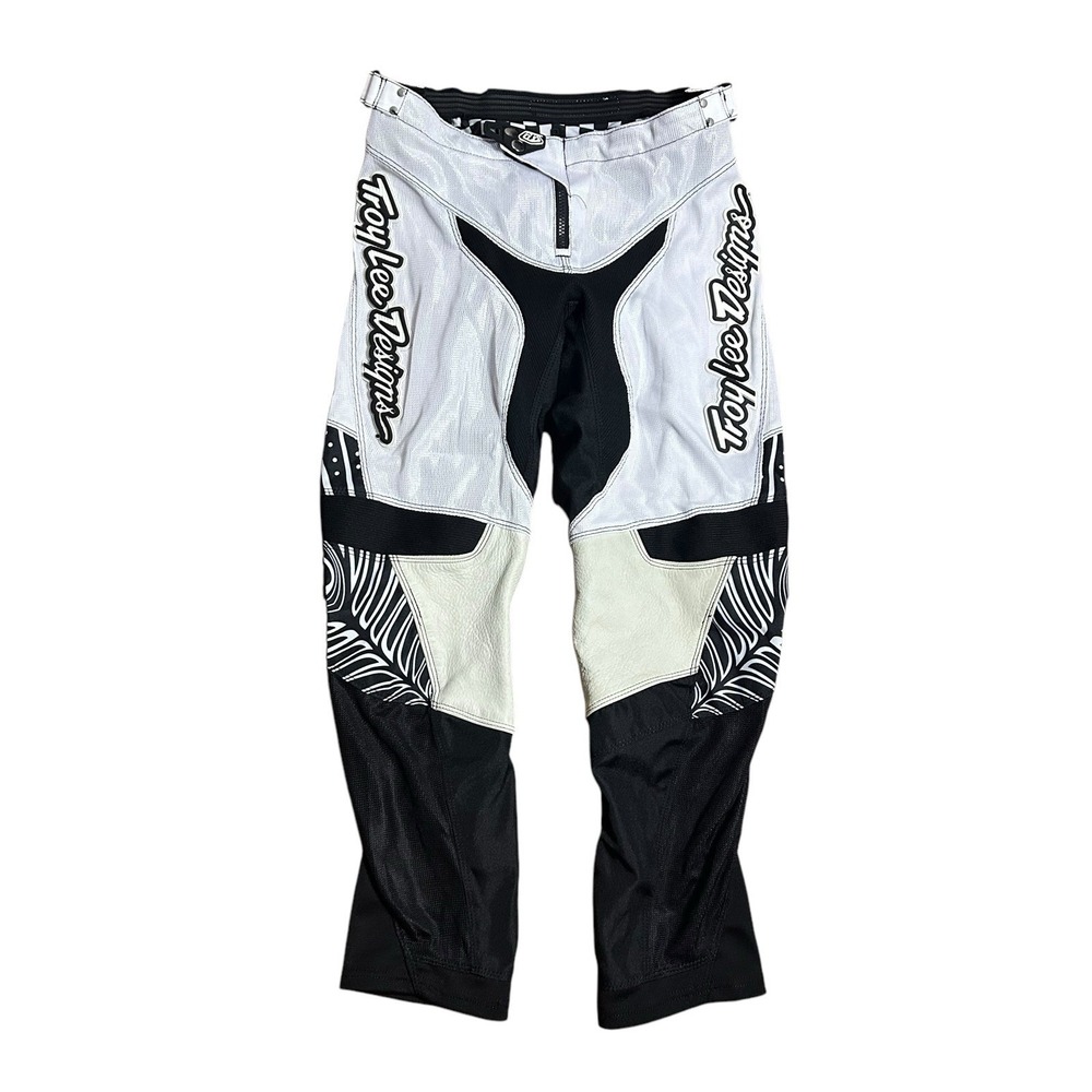 TROY LEE DESIGNS Pants Girls 5/6 White Black Grand Prix Air‎ GP MotoX Motocross